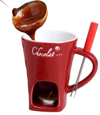 Hot-Pot, Set per fonduta di Cioccolato, scalda Cioccolato Personale