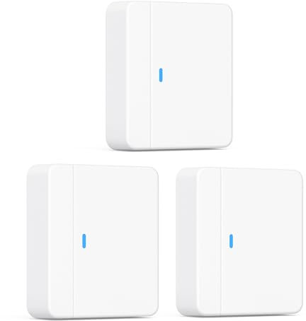 X-Sense Sensore per Porte e Finestre per Sistema di Allarme, Adatto a Tutti i Tipi di Porte e Finestre in Appartamenti, Dormitori e Altri Luoghi, App Richiede Stazione Base, SDS0A, 3 Pezzi
