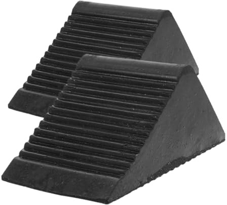 DINHEAROM 2pcs Leveling Ramps for Campervan Rv Leveling Blocks Ramp Non Slip Wheel Chocks for Car Truck