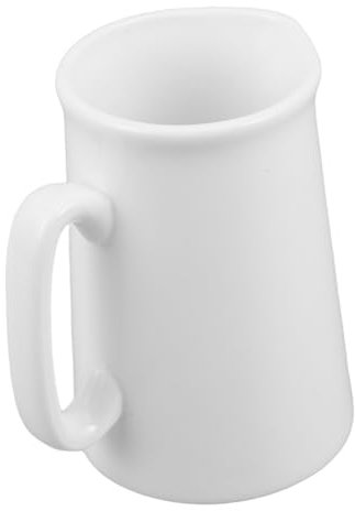 UKCOCO Lattiera in Ceramica Con Beccuccio Per Brocca Tazza Piccolo Contenitore Per Latte e Panna Versatore Per Salsa e Condimenti Per Bar e Cucina