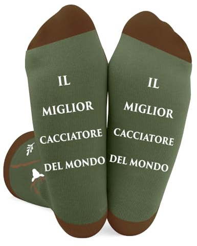 Ardusnpe Regali per Cacciatori Cacciatore Calzini Accessori da Caccia Regali Festa del Papà Compleanno Motivazionale Laurea Regali Pasqua Calendario Avvento San Valentino Uomo per Cacciatore