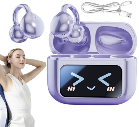 Auricolari in-ear con touch screen | Cuffie senza fili con display impermeabile, con riduzione del rumore, con traduzione vocale, per allenamento a casa, viaggi, lavoro, in viaggio