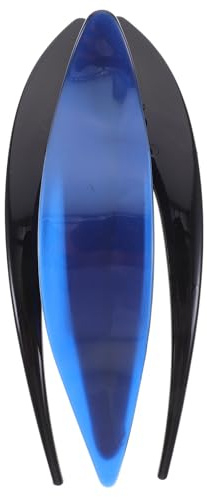 Ciieeo Pince à Cheveux Grand Format en Acétate Bleu Effet de Forte Tenue et Design Chic pour Femmes, pour Célébrations et Banquets