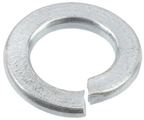 AERZETIX Juego de 120 arandelas elásticas Grower M4 partidas de acero zincado para tornillo M4