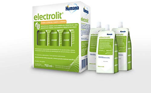 Prereid, solución de rehidratación oral para niños y adultos con hidratos de carbono, sales minerales y fibras prebióticas, 3 pouches de 250ml