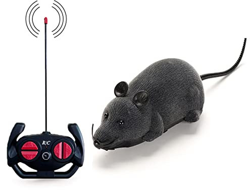 Jouet à télécommande pour Rat, Souris réaliste sans Fil, Jouet pour Chat, Chaton, Chien, Animal Domestique, Cadeau Fantaisie, Rat télécommandé Infrarouge pour Enfants, Halloween, Noël, Anniversaire