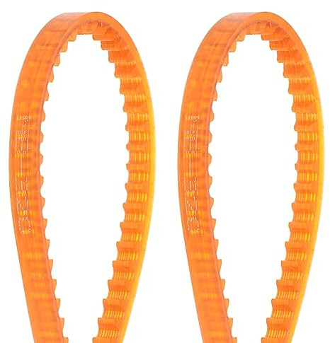 sourcing map 2pcs MB Series Standard Sewing Machine Belts MB320 Motor Triangle V-Belt with Single Tooth for Old Fashioned Household Electric Sewing Machine