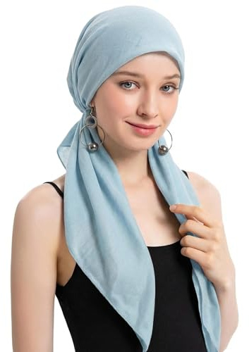 ZLYC Damen Chemo Turban Mütze Headwraps Leichte Beanie Hut