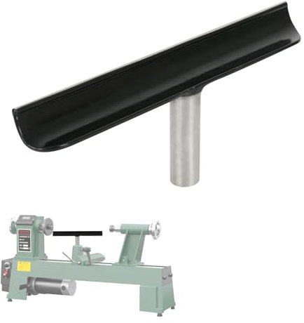 Werkzeugauflage für Holzdrehmaschinen, Edelstahl Holzbearbeitung Drehwerkzeug Halter, Drehmaschine Werkzeugablage (Φ-25.4mm / L-30cm)