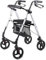 alluminio Rollator,Deambulatore Rollator Pieghevole,deambulatore da esterno,Deambulatore per Anziani con 4 ruote,Per esterno e interno A