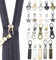 20 Stück Abnehmbare Reißverschluss Zipper Reißverschluss Anhänger Zipper für Reißverschluss, Metall-Reißverschlusszieher für Kleidung Koffer Hosen Koffer Geldbörsen (4 Stile 5 Farben)