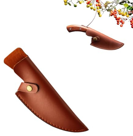 Luoyuanjia Knife Sheath Professional Leather Knife Holster Knife Cover ortable Leather Sheath for Outdoor Activity