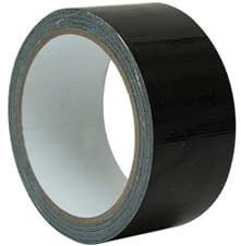 Aoktorkit 50M Black Cloth Bookbinding Repair Tape,2CM Book Binding Tape,Carpet Tape,Waterproof Seal Tape, for Books Repairing Reinforcing Protecting and Covering