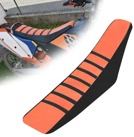 Fundas Asiento universales Antideslizantes Suaves Moto Dirt Bike Enduro | Almohadillas suaves, superficie antideslizante, uso en motocross y enduro, para EXC XC SX FE TE WR CRF XR RMZ KLX YZ PW