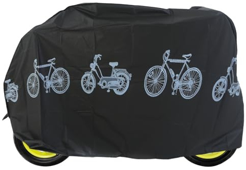 Copertura impermeabile per bicicletta, pieghevole, resistente alle intemperie, portatile, leggera, per viaggi, ciclismo, attività all'aperto, trasporto della polvere