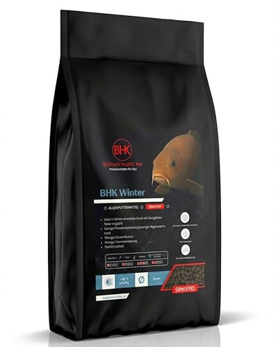 BHK – Koi Futter Daily Winter – Sinkfutter für Koi – Leicht verdaulich & schwimmblasenfreundlich – 5 mm Pellets – 1,2 kg