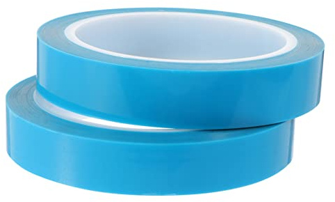 UTHCLO Diy Fixing Tape Blue 2 Rolls Refrigerator and Freezer Adhesive Tape Strong Adhesion and Abrasion Resistance 20mm Width x 50m Length, for Appliance and Drawer Repair