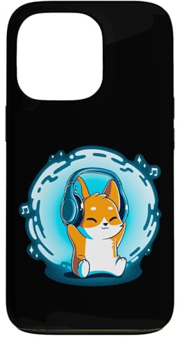 Casque Audio DJ Fox pour Hommes, garçons, Femmes, Filles Coque pour iPhone 13 Pro