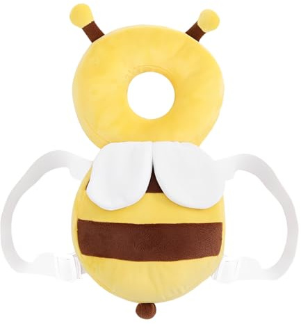 KIRZAX Almohada de Protección para la Cabeza del Bebé, Mochila de Protección para la Cabeza, Cojín Protector Ajustable para Bebé, para Niños de 4 a 36 Meses Que Gatean