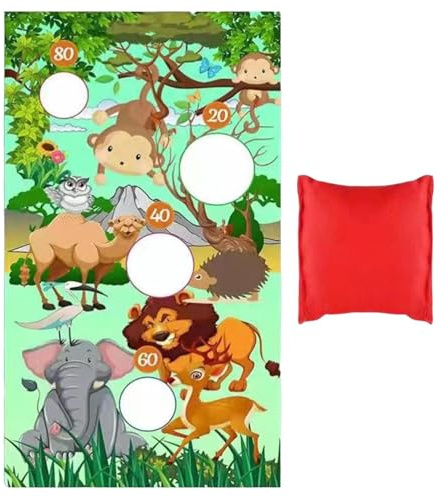 IEEDFJKK Juguetes de sacos de arena Juegos interactivos que inspiran un tiempo juego activo Creando oportunidades para momentos unión y mejorando la coordinación Juego sacos arena al aire libre