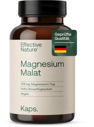 Effective Nature - Magnesium Malat hochdosiert - ohne Zusätze