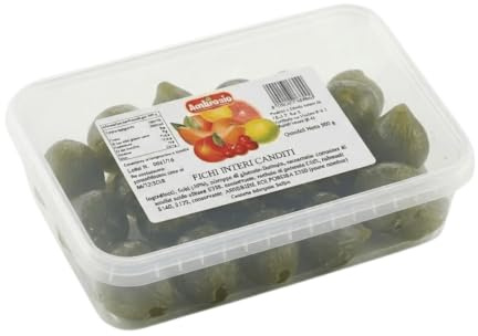 Ambrosio Fichi Interi Canditi - Frutta Candita Artigianale - 900g