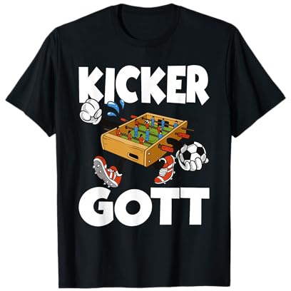 Tischfussball Tischkicker Tischfußball Gott T-Shirt