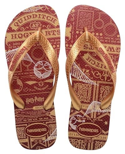 Havaianas Top Harry Potter Unisex Adults FlipFlop Mahogany 10/11 UK