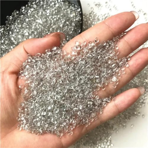 dekorative Ornamente Weißer Glaskies, glasierter Stein, polierte Aquarium-Exemplarsteine