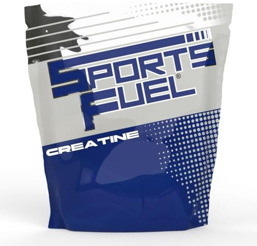 Sports Fuel 1 kg, Creatine Monohydrate Powder Supplement, for Strength, Bulk, Performance & Muscle Recovery (Not Gummies or Tablets), 200 Servings (Unflavoured)
