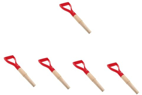 Yardwe 5 Pièces Manche De Pelle De Jardin Poignées De Rechange Poignée De Pelle Creuser des Outils De Ratissage Manche De Bêche Pique Fourches Manche Poignées De Pelle Plastique