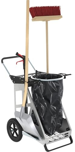 FLORA | Reinigungswagen Easy City Performa Edition | Inkl Werkzeugen, LxBxH 900 x 710 x 1020 mm