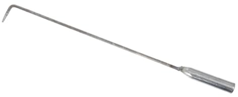 Happyyami Tisonnier avec Crochet Unique pour Barbecue Et Cheminée Acier Robuste pour Usage Intérieur Et Extérieur Outil Polyvalent pour Feu De Camp Poêle à Bois Et Patio Pratique