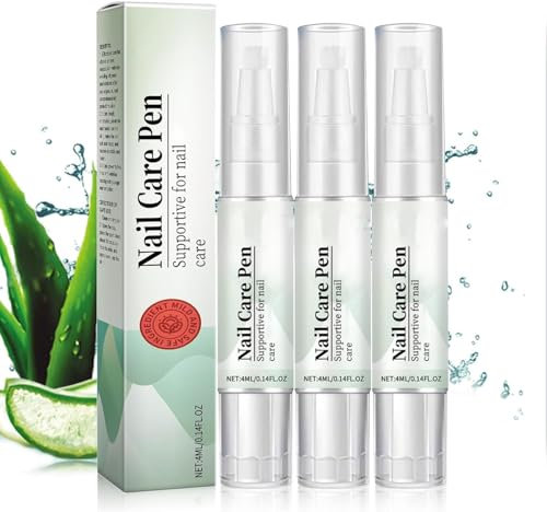 Nail Care Pen - Das Original, Nail Care Pen Nagelpilz Stift, Kosmetische Pflege Bei Nagelpilzinfektion Schnell & Effektiv, Mit Teebaumöl, Vitamin E & Aloe Vera (3Stück)