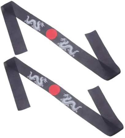 VALICLUD Japanisches Stirnband Karate-kopfband Dekoratives Stirnband Für Frauen Breites Koch-accessoire Karate-zubehör Aus Polyester Bequemes Einfach Zu Tragendes
