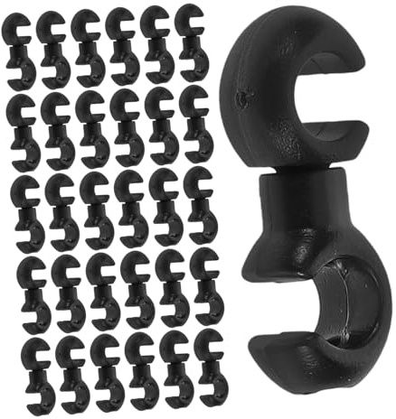 BESTonZON 100 Pezzi Clip Fermacavi Bici in S Guide per Cavi Freno e Cambio Montaggio Rapido Senza Attrezzi per Bici da Strada e Mountain Bike