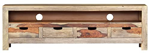 Generisch TV-Schrank 130x30x40 cm Massivholz Akazie,Möbel,TV-Möbel,21.66KG,247750