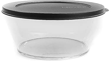 TUPPERWARE Clear Collection 1,3 L schwarz Schale Classic Royal Tafelperle