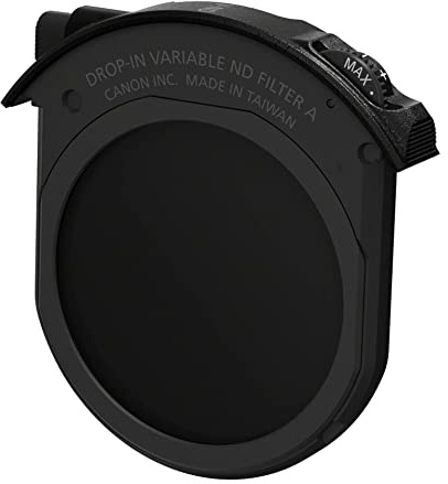 Canon EF-EOS R - Adaptador para Objetivo de cámaras Canon (Montura EF-R, Compatible con EOS R, Filtro ND Variable), Color Negro