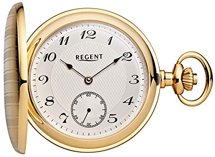 REGENT Taschenuhr vergoldet analog Mechanik P-34