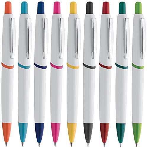 STAMPATEK Penne Personalizzate Personalizzabili Modello BIROL con Stampa con il tuo Logo Nome o Slogan Gadget Promozionali 1000 Pezzi con Stampa a Colori