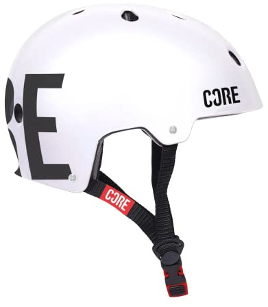 CORE Unisex – vuxen street sporthjälmar, vit, M