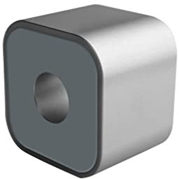 Zerodeko Stiftehalter Einzeln Mini Aluminiumlegierung Stift Square Single Bleistifthalter Basis Desktop- Speicherorganisator für Home Office School (Zuf?llige) Tintenfass Leer
