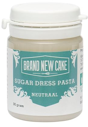 BrandNewCake® Zucker-Dekorpaste Neutral 90g – Perfekt für kreative Tortendekorationen und essbare Kunstwerke