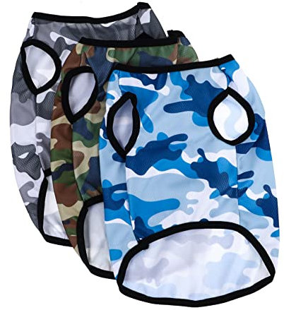FRCOLOR Robuste Welpenweste Haustier-Camouflage-Kleidung Atmungsaktive Hundebekleidung Für Zufällige Farben