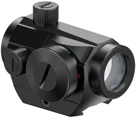 Feyachi Red Dot Visier 4MOA Rot und Grün Zielfernrohr Airsoft Visier leuchtpunktvisier Rotpunktvisier für 20mm/22mm Picatinny/Weaver-Schienen