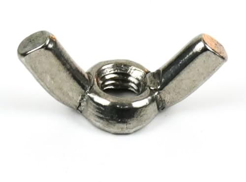 DAUMLINK® Flügelmutter, Material Edelstahl V2A (25 Stück) (Ähnlich DIN 315 AF) zum schnellen Festziehen und Lösen Ihrer Schraubverbindung (M6)
