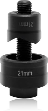 CCLIFE Punzonatrice per Lamiera 21 mm, Strumento Manuale per Taglio Preciso, Acciaio Inox, Metallo, Lavelli