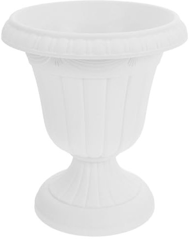 IWOWHERO Römischer Säulenblumentopf Kunststoff 25cm Vintage Urnen Sockel Pflanzgefäß Für Innen Und Außendekoration Hochzeit Dekoration Tischdekoration