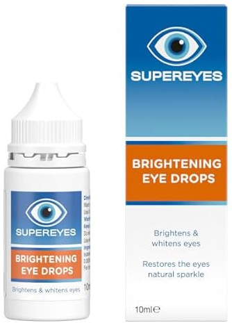 Supereyes Optivive Revive Eye Drops, Brightening, Brightens and Whitens, Restores The Eyes Natural Sparkle, Contact Lens Friendly, 10ml
